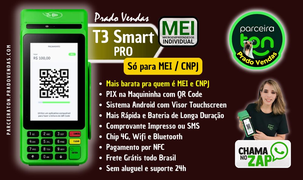 TON T3 Smart - Plano PRO - MEI & CNPJ