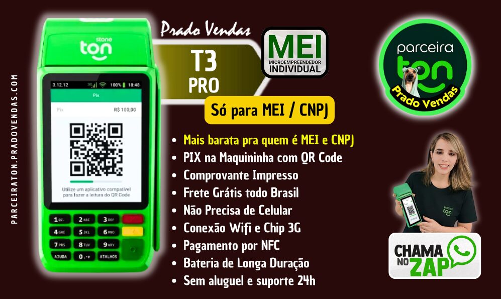 TON T3 - Plano PRO - MEI & CNPJ